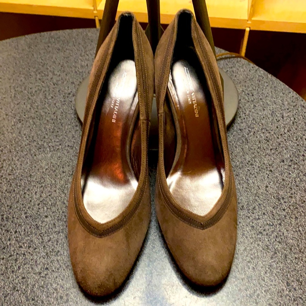 Adrienne Vittadini Vintage Suede Heels